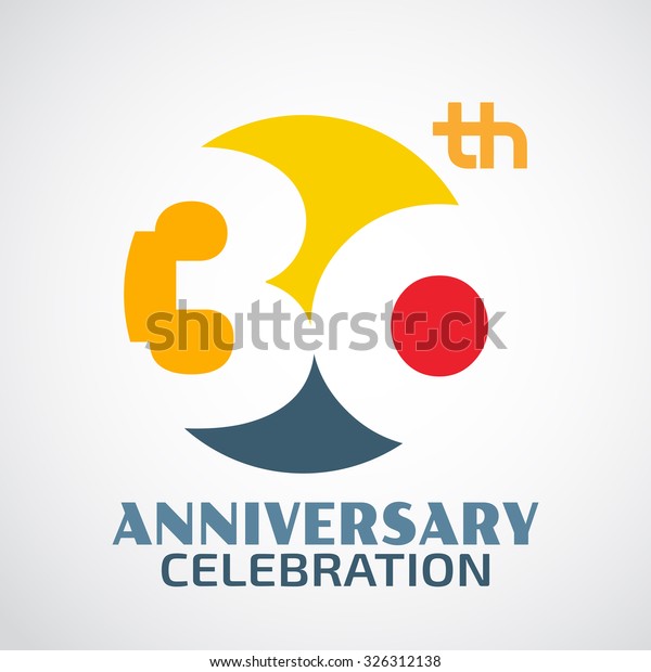 Modele Logo 30e Anniversaire Avec Un Image Vectorielle De Stock Libre De Droits Modele Logo 30e Anniversaire Avec Un Image Vectorielle De Stock Libre De Droits