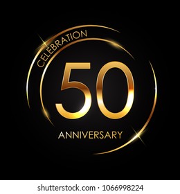 Template Logo 50 Years Anniversary Vector Stock Vector (Royalty Free ...