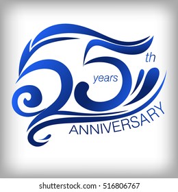 Template logo 55th anniversary