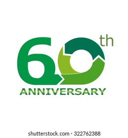 Template logo 60th anniversary