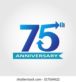 Template logo 75th anniversary