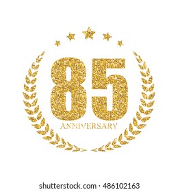 Template Logo 90 Years Anniversary Vector Illustration EPS10