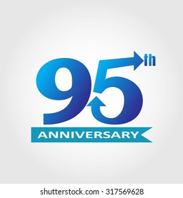 Template logo 95th anniversary