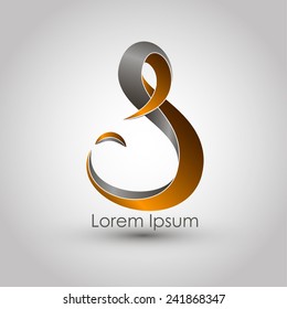 Template logo. Abstract. Vector illustration. EPS 10