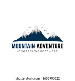 Template Logo For Adventure, Travel, Expedition, Mountain, Nature