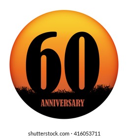 Template Logo Anniversary Vector Illustration EPS10