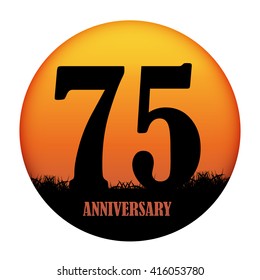 Template Logo Anniversary Vector Illustration EPS10
