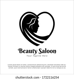 Template Logo Beauty woman spa for brand, print, and website cosmetic