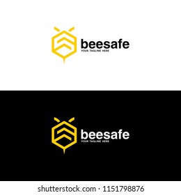 TEMPLATE LOGO BEE HONEY