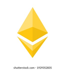 Template logo for blockchain technology. Rhombus , logotype of smart contract block symbol. Design for decentralized transactions. Vector Illustration
