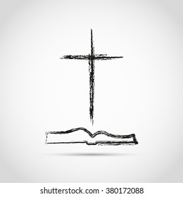 Template logo for the church in the form of a cross