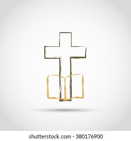 Template logo for the church in the form of a cross