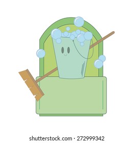 Template logo for the company cleaning