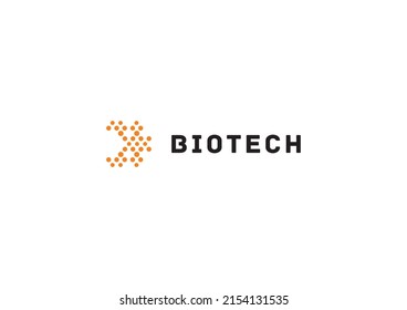 Template logo design for biotechnical company, organization, business