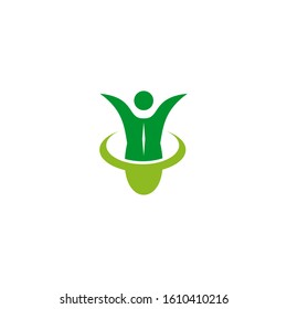 template logo design for chiropractic clinic