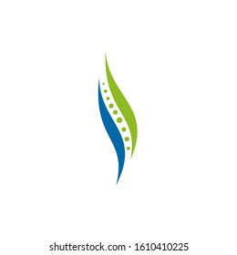 template logo design for chiropractic clinic