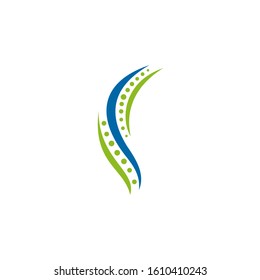 template logo design for chiropractic clinic