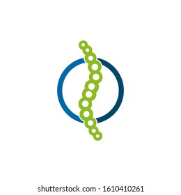 template logo design for chiropractic clinic