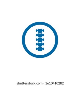 template logo design for chiropractic clinic