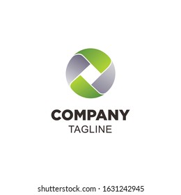 Template logo design circle abstrak.vektor logo inspiration