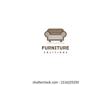 Template logo design for furniture production