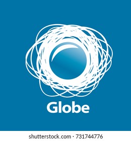 template logo design globe