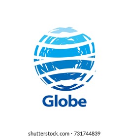 template logo design globe