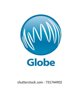 template logo design globe