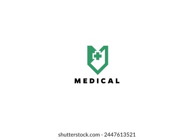 Template logo design for medical organization