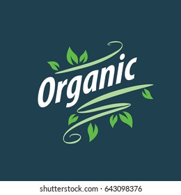 template logo design organic. Vector illustration icon