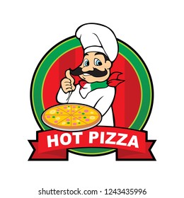 Pizza Man Logo Images Stock Photos Vectors Shutterstock