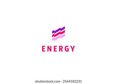 Template logo design solution for energy company