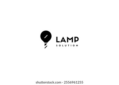 Template logo design solution for lighting products shop or store