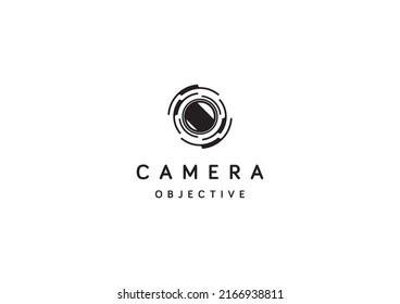 Template logo design solution for photo studio, photographer, blogger
