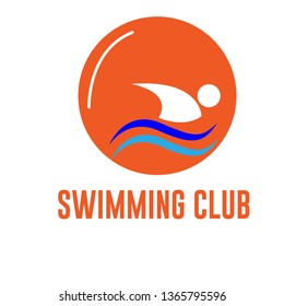 Template Logo Design for Swimming Club