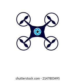 Template logo icon drone perfect for company brand drone