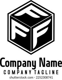 Template logo  letter on cube for company branding logo by initial Letter  of Alfabetical abcd