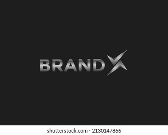template logo letter X vector design. logo design idea