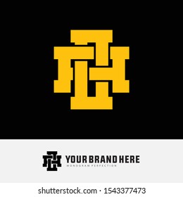 template logo OA or AO monogram logo initial handmade