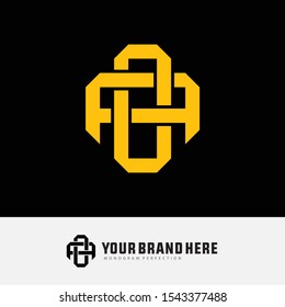 template logo OA or AO monogram logo initial handmade