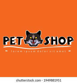 logotipo de plantilla para tienda de mascotas