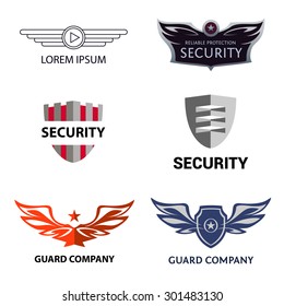 Template Logo For Security Organization, Guard Company.