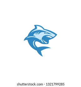 Template for logo shark