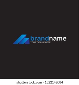template logo with simple and minimalist idea. suitable for various business fields of the company