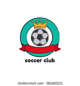 Template logo for soccer club