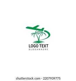 Template-Logo für Reisebüro, Vektordesign.fly-Vektorgrafik