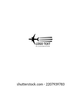 Template logo for travel agency vector design.fly plane vector illustration