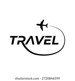 Template-Logo für Reisebüro, Vektordesign.fly Ebene Vektorgrafik