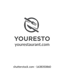 template logo vector restaurant and food