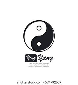 Template logo for ying yang